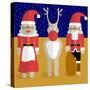 Christmas Family-Claire Huntley-Stretched Canvas