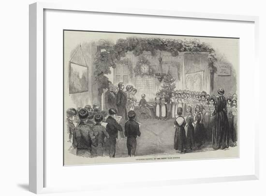 Christmas Festival of the Vintry Ward Schools-null-Framed Giclee Print