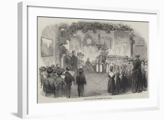 Christmas Festival of the Vintry Ward Schools-null-Framed Giclee Print