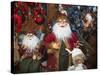 Christmas Figures for Sale in the Verona Christmas Market, Italy.-Jon Hicks-Stretched Canvas