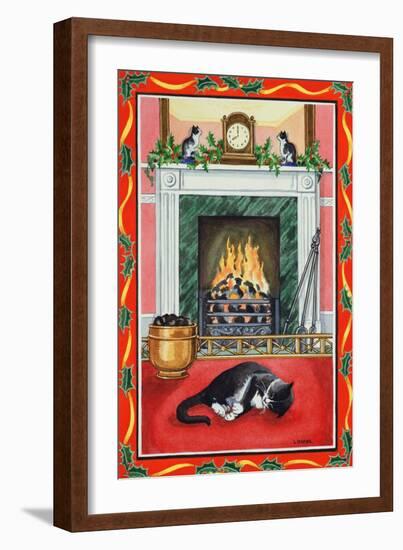 Christmas Fire-Lavinia Hamer-Framed Giclee Print