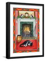 Christmas Fire-Lavinia Hamer-Framed Giclee Print