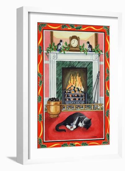 Christmas Fire-Lavinia Hamer-Framed Giclee Print