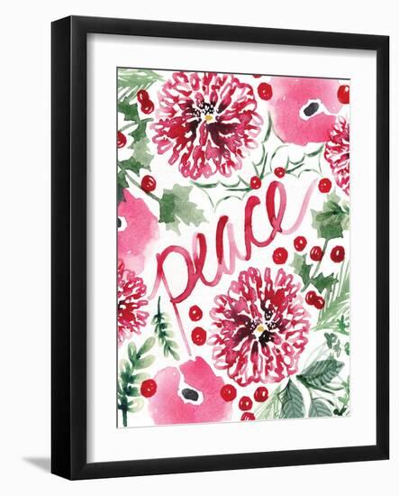 Christmas Floral I-Sara Berrenson-Framed Art Print