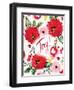 Christmas Floral II-Sara Berrenson-Framed Art Print