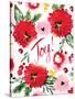 Christmas Floral II-Sara Berrenson-Stretched Canvas