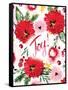 Christmas Floral II-Sara Berrenson-Framed Stretched Canvas