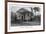 Christmas, Florida - Post Office Building-Lantern Press-Framed Art Print