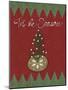 Christmas Folk Tree-Cyndi Lou-Mounted Premium Giclee Print