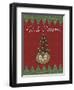 Christmas Folk Tree-Cyndi Lou-Framed Giclee Print