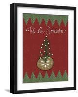 Christmas Folk Tree-Cyndi Lou-Framed Giclee Print