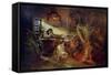 Christmas Fortune Telling-Konstantin Egorovich Makovsky-Framed Stretched Canvas