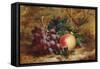 Christmas Fruit and Flowers-Charles T. Bale-Framed Stretched Canvas