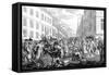Christmas Gambolls, Boxing Day, 1747-null-Framed Stretched Canvas