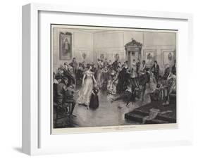 Christmas Games, Musical Chairs-Frederick Barnard-Framed Giclee Print