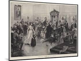 Christmas Games, Musical Chairs-Frederick Barnard-Mounted Giclee Print