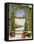 Christmas Garden-Janet Pidoux-Framed Stretched Canvas