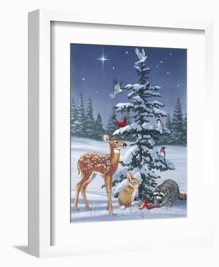 Christmas Gathering-William Vanderdasson-Framed Giclee Print