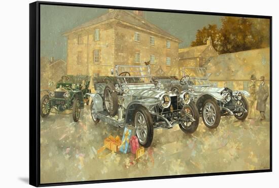 Christmas Ghosts at the Hunt House-Peter Miller-Framed Stretched Canvas