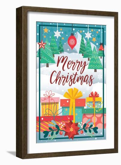 Christmas Gifts 2-Melody Hogan-Framed Art Print