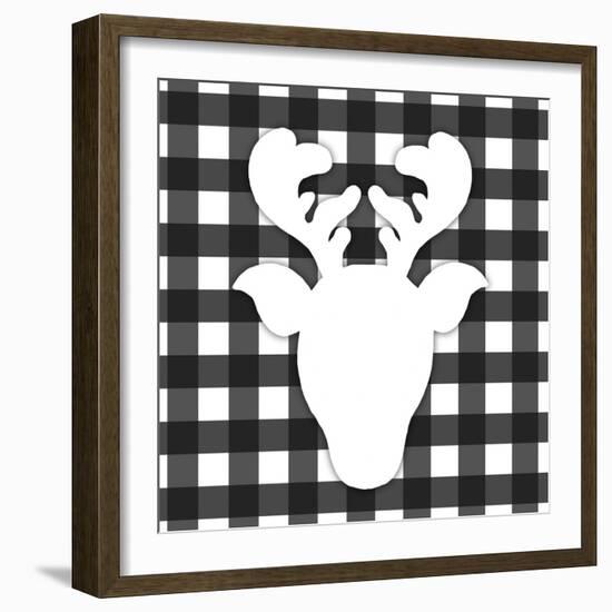 Christmas Gingham II-Anna Quach-Framed Art Print