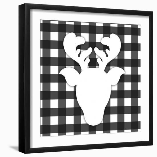 Christmas Gingham II-Anna Quach-Framed Art Print