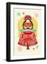 Christmas Girl-Gaia Marfurt-Framed Premium Giclee Print