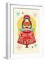 Christmas Girl-Gaia Marfurt-Framed Giclee Print