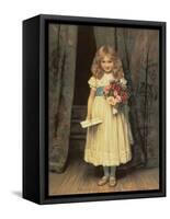 Christmas Greeting-Charles T. Frere-Framed Stretched Canvas