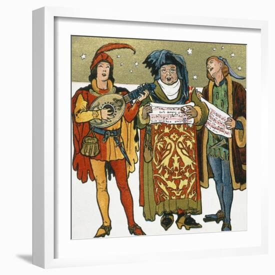 Christmas Greeting-null-Framed Giclee Print