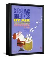 Christmas Greetings by Air, Latest Posting Dates December 7-16-David Judd-Vaughan-Framed Stretched Canvas