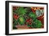 Christmas Greetings, Holly and Bells-null-Framed Art Print