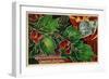 Christmas Greetings, Holly and Bells-null-Framed Art Print