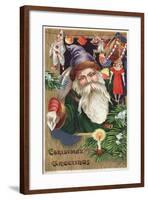 Christmas Greetings Postcard-null-Framed Giclee Print