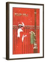 Christmas Greetings-C. Coles Phillips-Framed Art Print