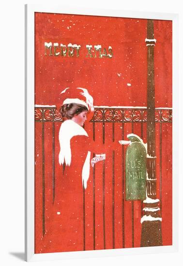 Christmas Greetings-C. Coles Phillips-Framed Art Print