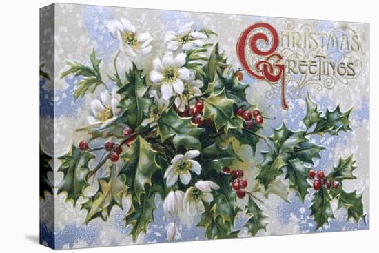 Christmas Greetings-null-Stretched Canvas