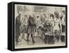 Christmas Guests, the Lion and the Lamb-Frederick Barnard-Framed Stretched Canvas