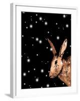 Christmas Hare-Sarah Thompson-Engels-Framed Giclee Print