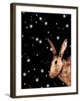 Christmas Hare-Sarah Thompson-Engels-Framed Giclee Print