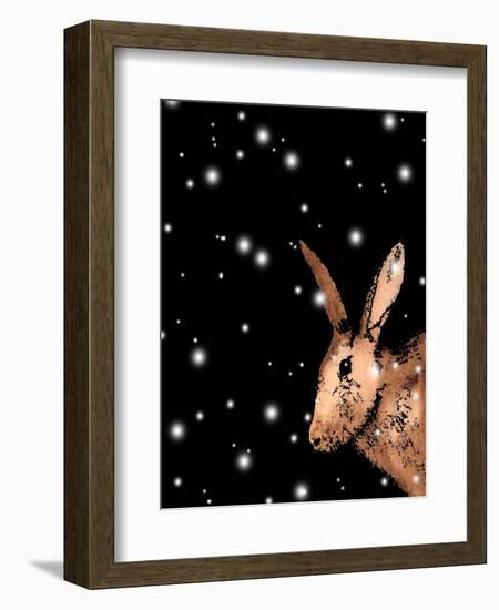 Christmas Hare-Sarah Thompson-Engels-Framed Giclee Print