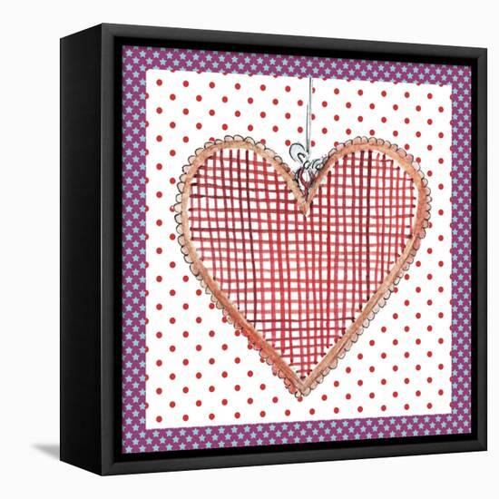 Christmas Heart-Effie Zafiropoulou-Framed Stretched Canvas