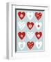 Christmas Hearts-Carla Martell-Framed Giclee Print