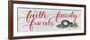 Christmas Holiday - Faith Family Friends v2-James Wiens-Framed Premium Giclee Print