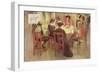 Christmas Holidays, Published in "Lasst Licht Hinin," ("Let in More Light") 1909-Carl Larsson-Framed Giclee Print