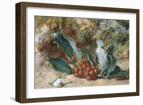 Christmas Holly-Jabez Bligh-Framed Giclee Print