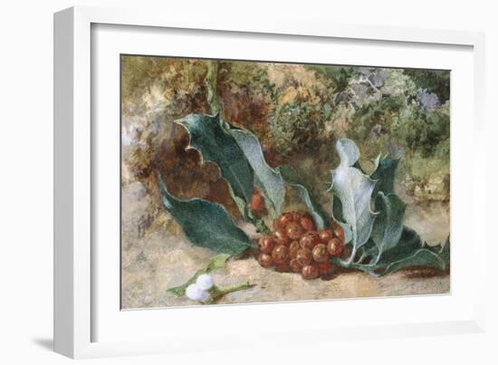 Christmas Holly-Jabez Bligh-Framed Giclee Print