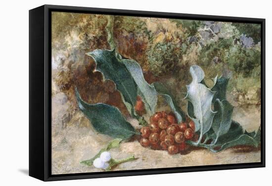 Christmas Holly-Jabez Bligh-Framed Stretched Canvas