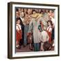 "Christmas Homecoming", December 25,1948-Norman Rockwell-Framed Giclee Print