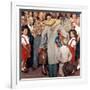 "Christmas Homecoming", December 25,1948-Norman Rockwell-Framed Giclee Print